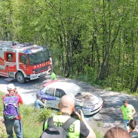 Dopoldanski spored relija Vipavska dolina je prekinil požar