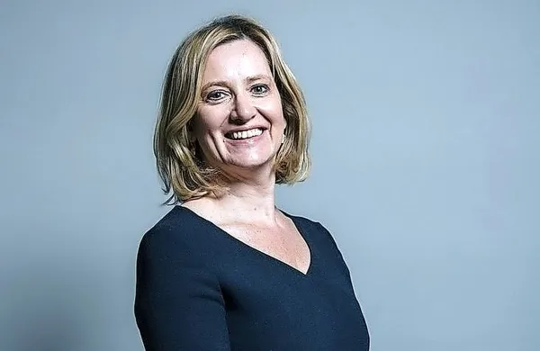 Britanska notranja ministrica Amber Rudd