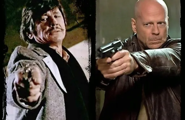 Stari (Charles Bronson) in novi (Bruce Willis) Paul Kersey