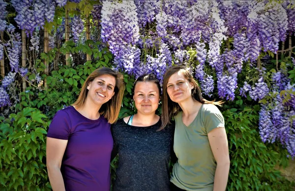 Ustanoviteljice OŠ Lila (z leve)   Rebeka Vidic, Mojca Šimec in Romi Furlan