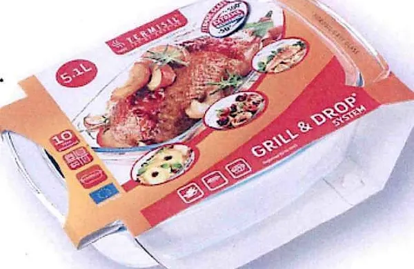 Odpoklic steklene posode za pečenje
