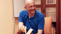 Peter Svetina med nedavnim gostovanjem v Kopru 