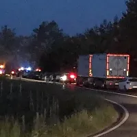 Najprej v drevo, nato &scaron;e čelno v drugega voznika