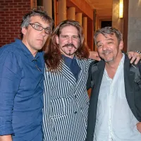 Režiser Marko Bulc, kostumograf Andrej Vrhovnik in dramaturg 
Nebojša Pop Tasić so bili po predstavi zelo dobro razpoloženi. 