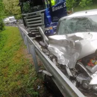 Huda prometna nesreča na Bistri&scaron;kem