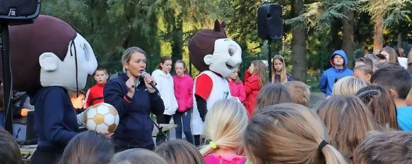 Tonja Abramovič Koblar ni le organizatorka dogodkov, ampak tudi 
animatorka.