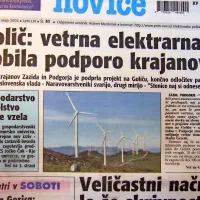 Večina krajanov Zazida in Podgorja je podprla projekt postavitve 
vetrne elektrarne na Goliču. No, vetrnic v Sloveniji še ni nikjer ...