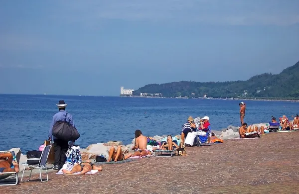 Plaža na Barkovljah v Trstu