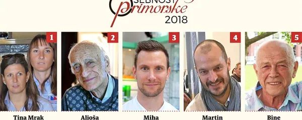 Maj ponuja pet možnosti, a &scaron;est osebnosti