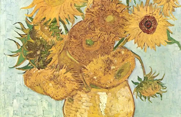 Van Goghove sončnice venijo