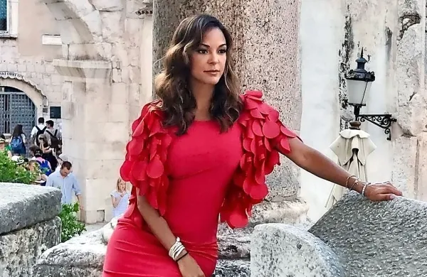 Eva LaRue na eni od lanskoletnih utrinkov z obiska na Hrvaškem.