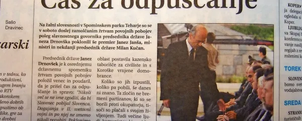 Na žalni slovesnosti v Teharjah je bil ves državni vrh.