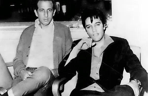  D.J. Fontana (levo) je dolga leta sodeloval z Elvisom Presleyjem. 