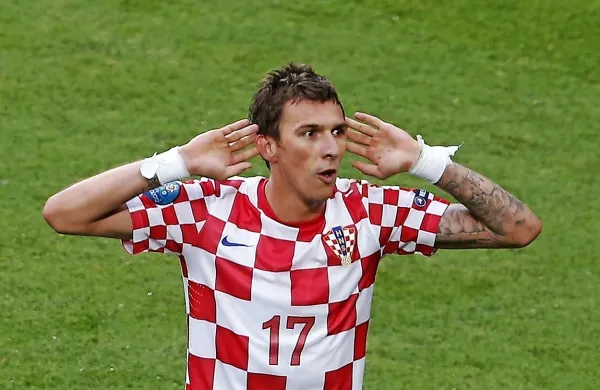 Mario Mandžukić je bil proti Nigeriji hrvaški mož odločitve v 
kazenskem prostoru. 