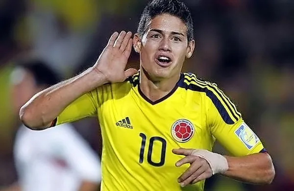 James Rodriguez je zamudil najlepšo priložnost za Kolumbijo. 