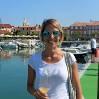 Nasmejana je bila tudi Sanja Potočnik, ki je na komunalni privez 
čakala devet let.