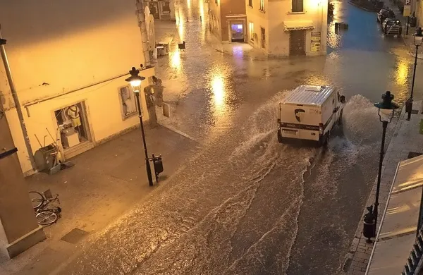 Tako je bilo danes v Rovinju ...