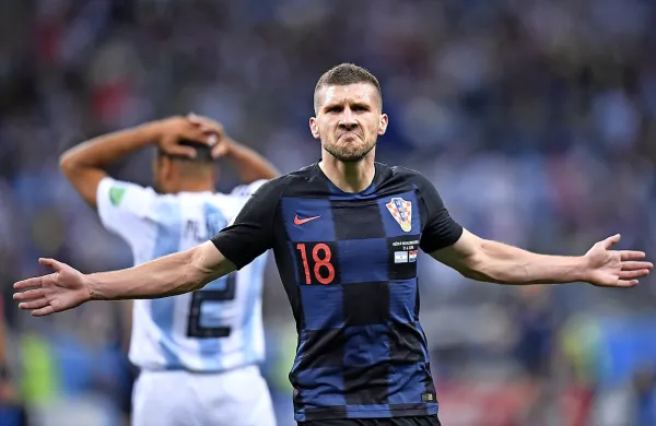 Ante Rebić je prvi  zatresel argentinsko mrežo v 53. minuti.