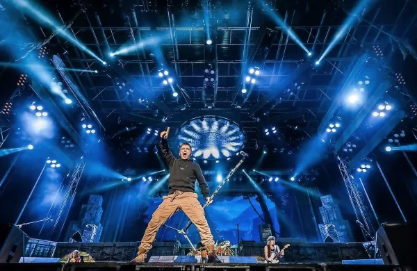 Iron Maiden so na Velikem trgu v Trstu nastopili že 26. julija 
2016.

