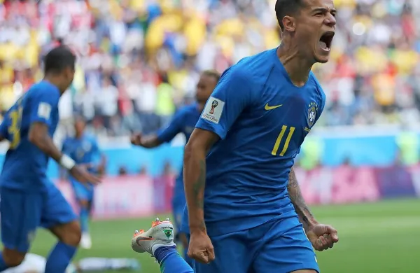 Brazilci (na fotografiji je  Philippe Coutinho) so se prebili v osmino 
finala svetovnega prvenstva.