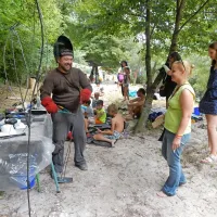 Kipar Marijan bo z družino morje nadomestil s Sočo in Nadižo. 