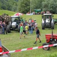 Na zboru traktoristov v Dolenji Trebu&scaron;i tudi starej&scaron;i lepotci