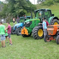 Na zboru traktoristov v Dolenji Trebu&scaron;i tudi starej&scaron;i lepotci