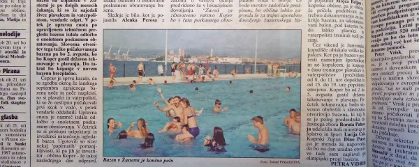 V Žusterni so končno odprli nov bazen.