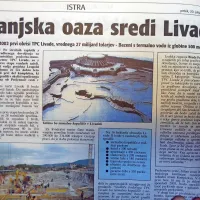 V izolskih Livadah so načrtovali gradnjo  termalnega kopališča z 
vodnim parkom.