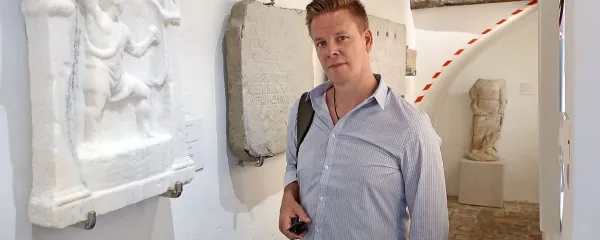 Gregor Pobežin,  raziskovalec antične zgodovine 