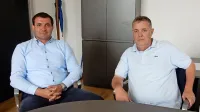 Direktor hvarske turistične skupnosti Petar Razović (levo) in župan 
mesta Hvar Rikardo Novak  