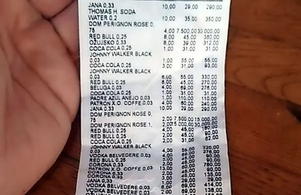 Gost znanega plažnega bara Carpe Diem na Hvaru je v enem 
večeru odštel kar 88.000 kun (skoraj 12.000 evrov) za pijačo.