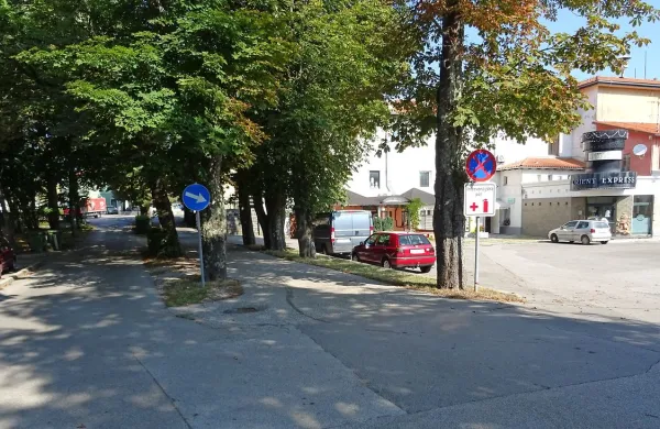 Ulice 1. maja po prenovi ne bo več razdvajal drevored (pri 
zadružnem domu). Kostanje bodo posekali, nova drevesa pa 
posadili ob rob ulice. 