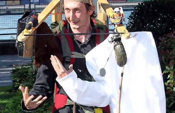Na festivalu  Alpe Adria Puppet festival bo nastopil tudi Matija 
Solce.
