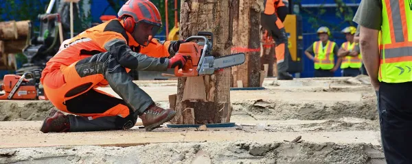 Janez Meden je osvojil drugo mesto v podiranju drevesa in dosegel 
najboljšo uvrstitev Slovencev na svetovnih prvenstvih v gozdarskih veščinah. 