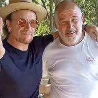 Bono Vox s svojim najljubšim hrvaškim kuharjem Hrvojem Zirojevićem, ki ga je navdušil že pred dvema letoma.