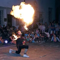 Ognjeni teater na Titovem trgu