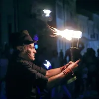 Ognjeni teater na Titovem trgu