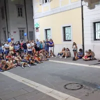 Ognjeni teater na Titovem trgu
