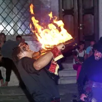 Ognjeni teater na Titovem trgu