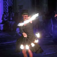 Ognjeni teater na Titovem trgu