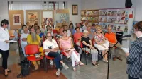 V Kosovelovi knjižnici so brali Zlobčeve pesmi in obujali spomine na srečanja s pesnikom. 
