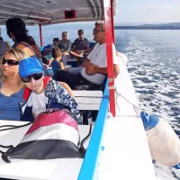 Na ladji in &scaron;e s sladoledom v roki