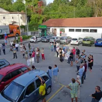 Protest proti tranzitu