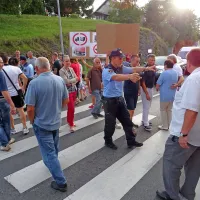 Protest proti tranzitu