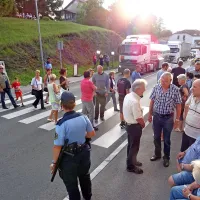 Protest proti tranzitu