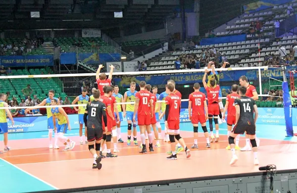 Slovenski odbojkarji pred tekmo z Belgijo