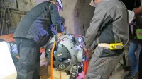 Najbolj samostojen evropski robot UX-1 je krogla z zahtevnim 
drobovjem na baterijski pogon in deluje pod vodo. V idrijskem 
rudniku je robot UX-1 potopljeni vertikalni jašek s številnimi 
ovirami prvič raziskoval povsem samostojno.