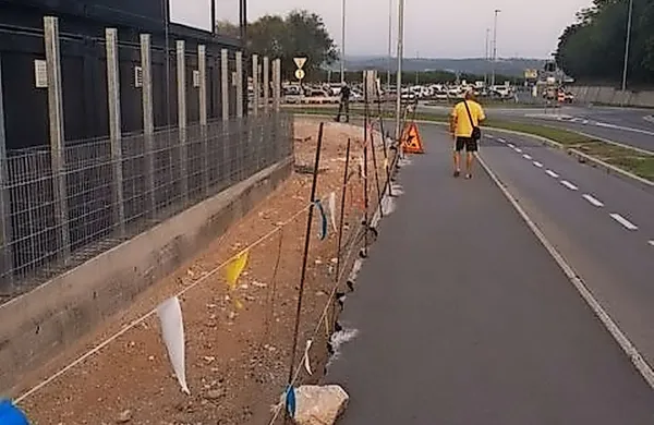 (Ne)varno gradbi&scaron;če v Žusterni