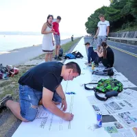 Obalo med Koprom in Izolo so zavzeli &scaron;olarji in dru&scaron;tva